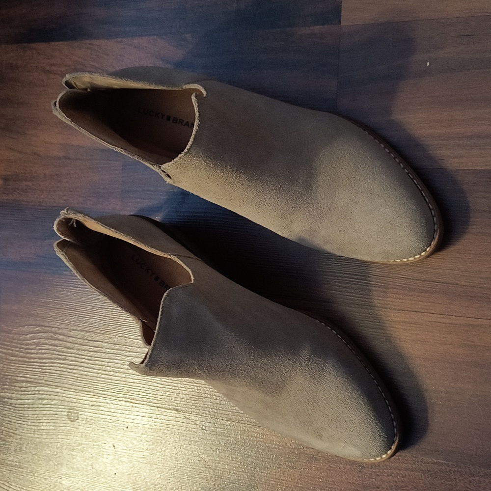Lucky Brand Suede Ankle Boots